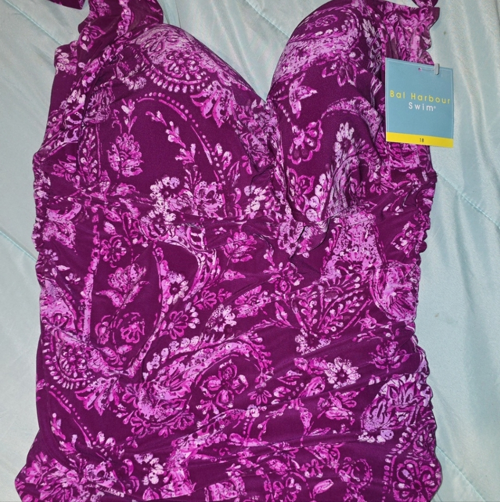 Bal Harbor Swimsuit Berry Size 18